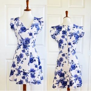 Lorena Rose floral fit and flare dress